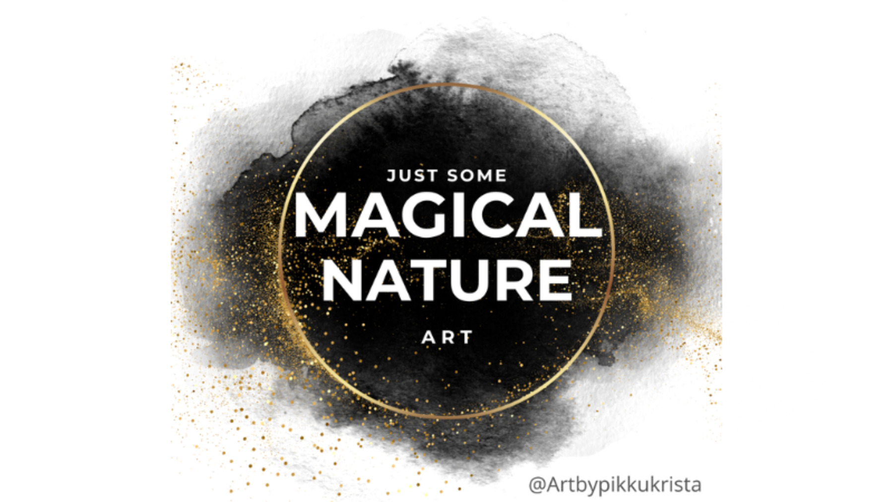 JUst some magical nature art logo text