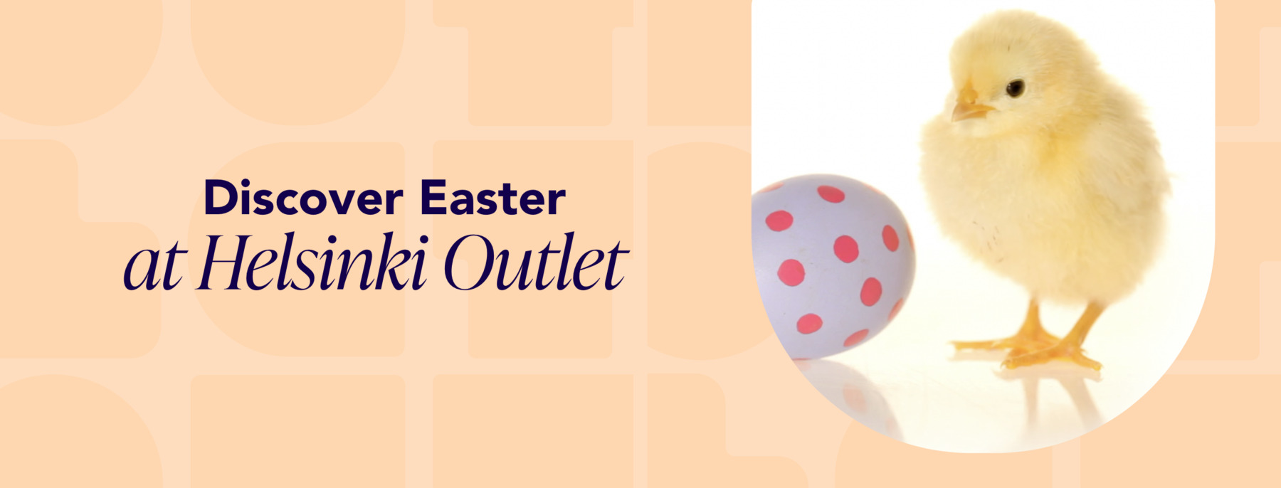 Easter chick and egg on a yellow background