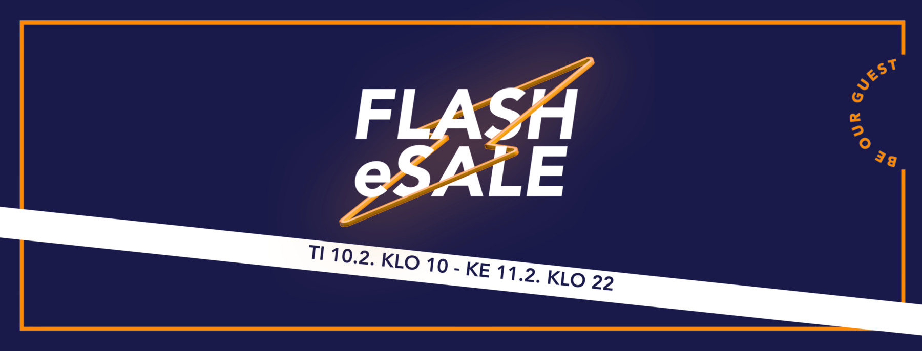 Flash Sale kampanja verkossa ti 10.2. klo 10 - ke 11.2. klo 22