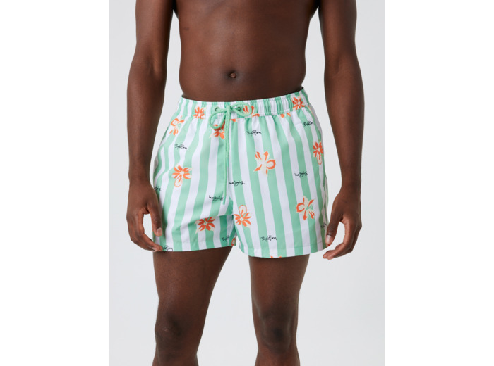 BORG PRINT SWIM SHORTS