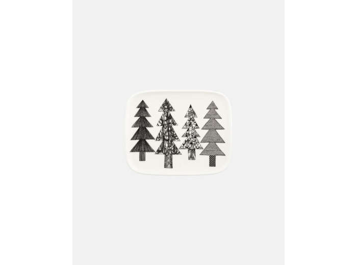 Oiva / Kuusikossa lautanen 15x12 cm / 6 kpl laatikko