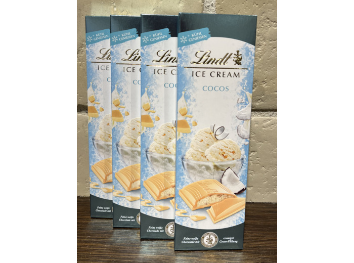 Lindt Cocos Ice Cream Tablet 4x