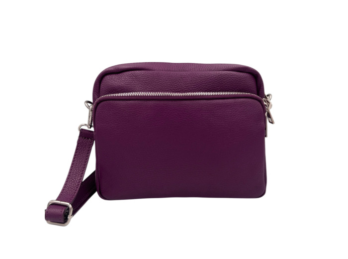 Nahkaolkalaukku Burgundy T035