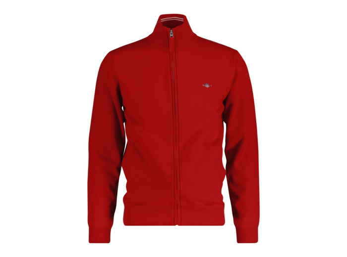 Superfine Lambswool Zip Cardigan