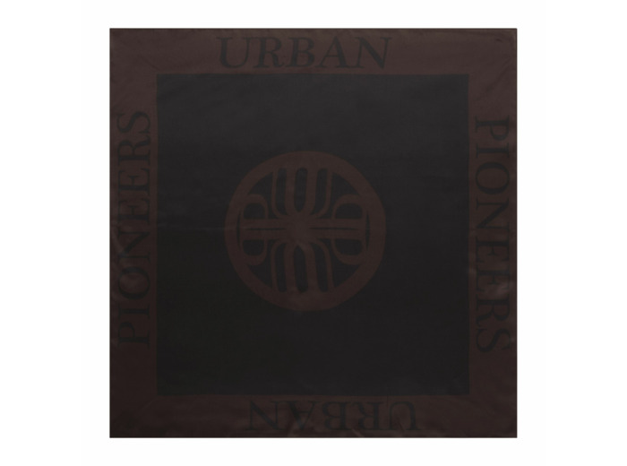 Palma Silk Scarf Black