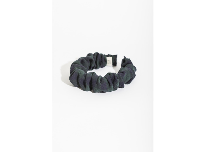 HEADBAND HELSINKI ATELIER RUFFLED NAVY/GREN