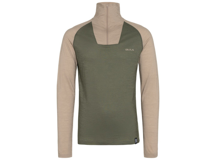 Retro Merino Wool Halfzip Sweater