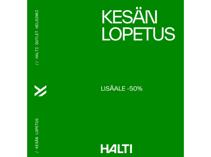 Halti kesän lopetus 19.-31.8.