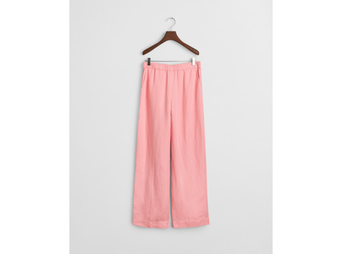 Linen Blend Pull On Pants