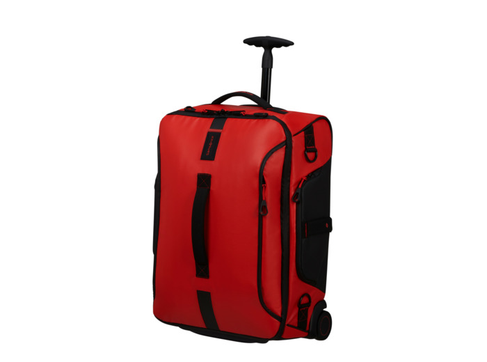 Paradiver wheeled duffle bag, flame red, 55 cm.