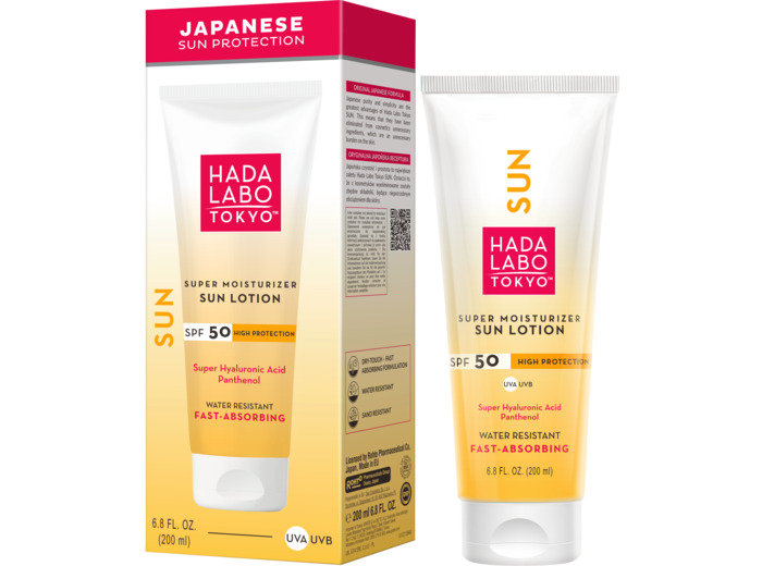 HADA LABO TOKYO Super Moisturizer Sun Lotion SPF 50 200ml