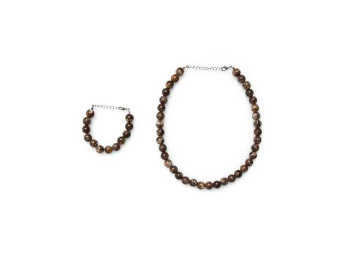 VMROSALIA HORN NECKLACE/BRACLET 2-PACK
