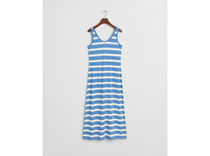 Striped Fluid Jersey Dress