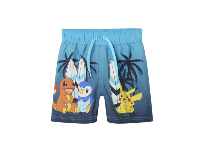 NMMPMCCOY POKEMON LONG SWIMSHORTS SKY