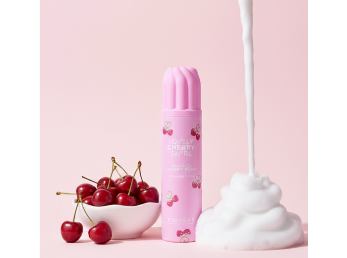 Biovène LOVELY CHERRY SWIRL Whipped Shower Foam