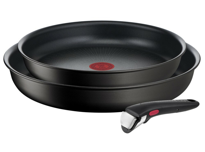 Ingenio Unlimited Frypan 3 pcs set Black (24 and 28 cm)