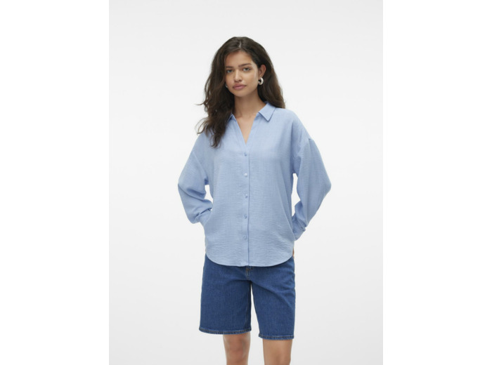 Loose Fit Shirt Collar Long Sleeves (L/S)