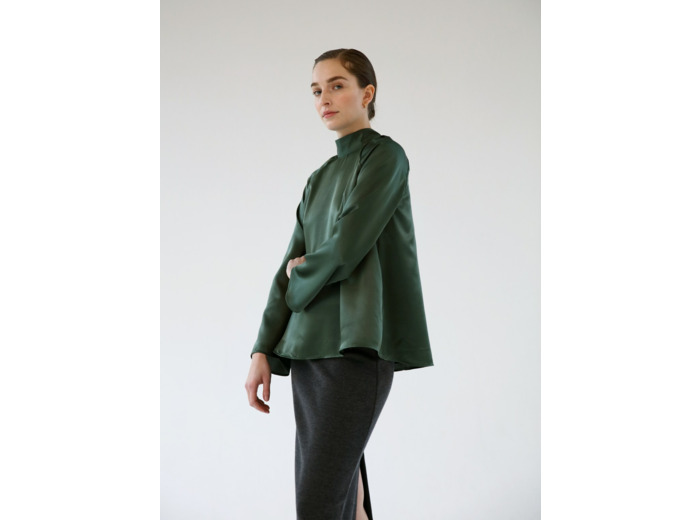 Eve blouse emerald