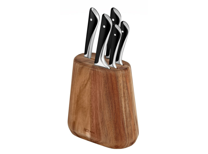Jamie Oliver Knife set 5pcs ON Chef 15cm + Paring 9cm + Utility 12cm + Santoku 16,5cm + Bread 20cm