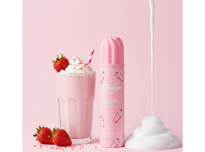 Biovène DREAMY STRAWBERRY SHAKE Whipped Shower Foam