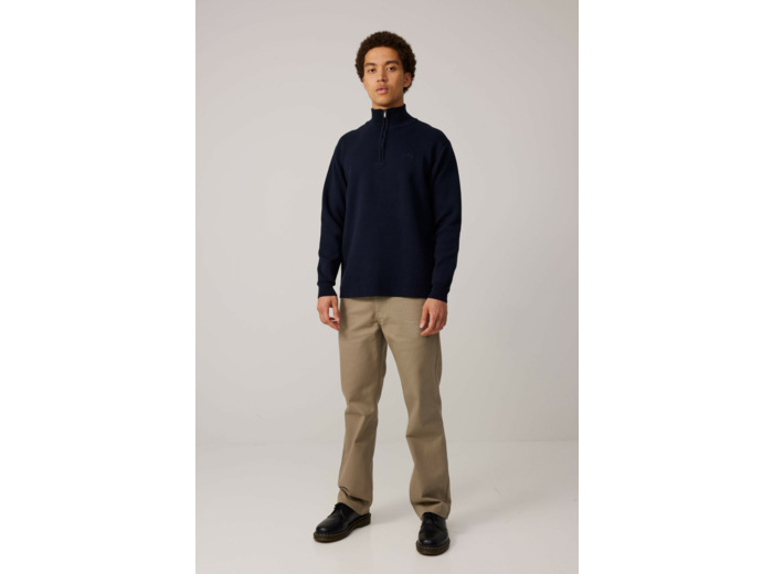 Coal Half Zip Knit