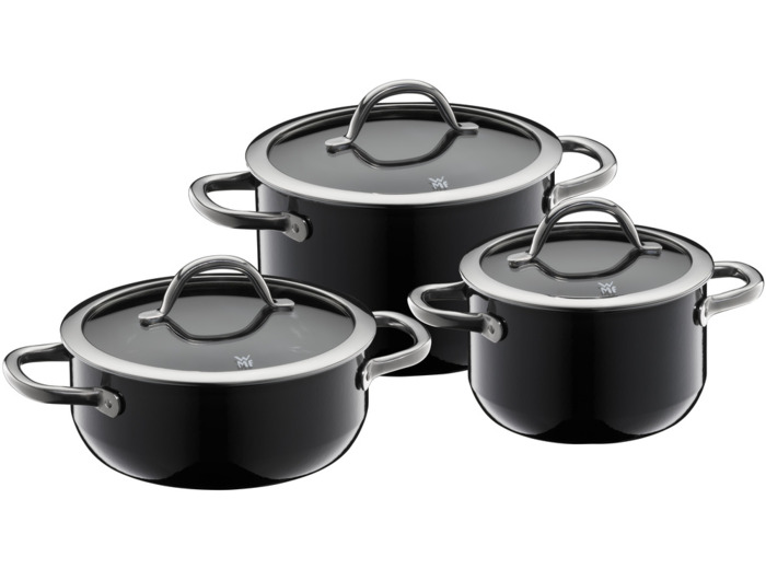 Fusiontec Element 3 pcs. set (HC 16/20 and LC 20 cm). w. 3 lids, black