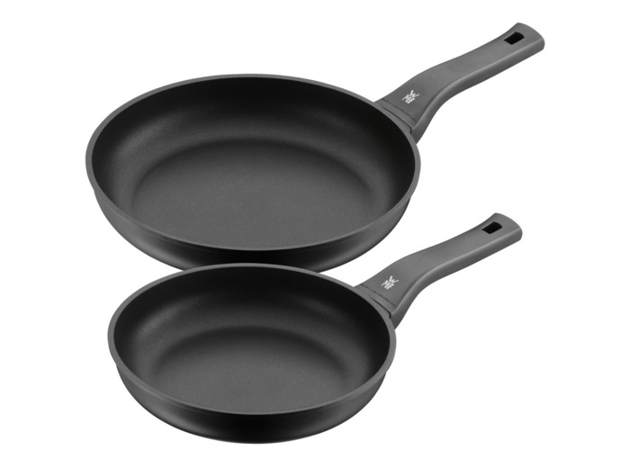PermaDur Excellent fry pan 24+28 cm set, bakelite handle