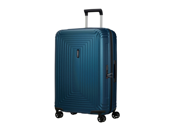 Neopulse Luggage, Metallic black and matte blue