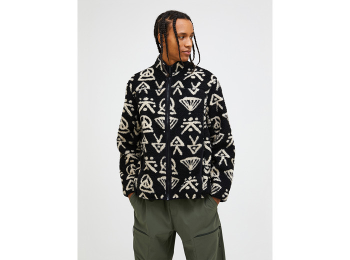 Graphic fleece