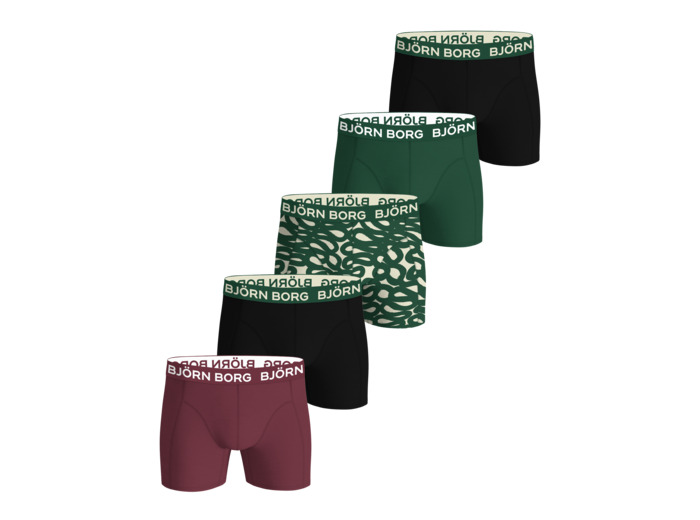 COTTON STRETCH BOXER 5p