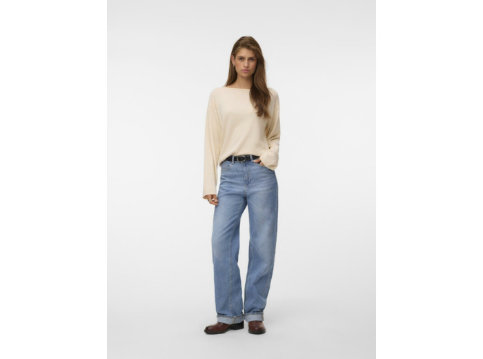 Loose Fit Boat Neck Long Sleeves (L/S)