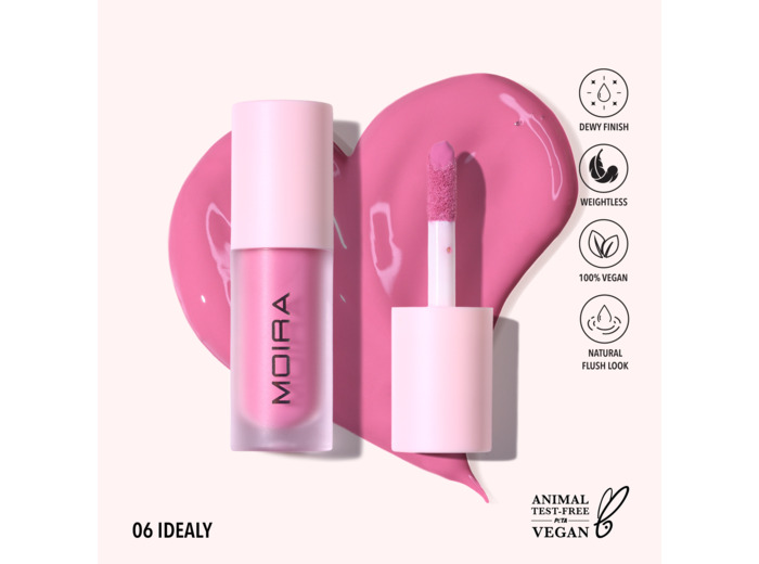 MOIRA Love Steady Liquid Blush 006 Idealy