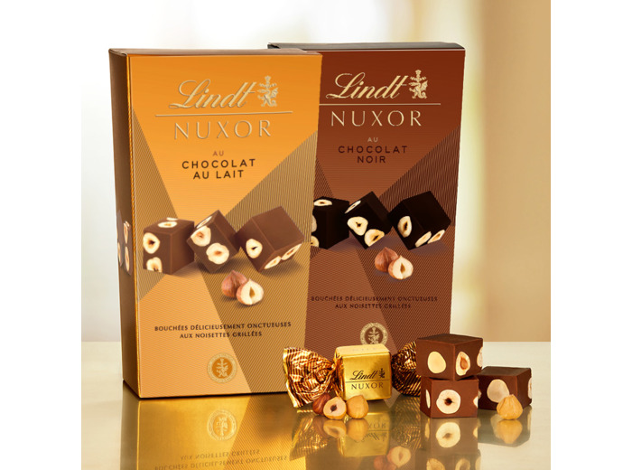 Nuxor White or Dark Chocolates  150g -50% from Oultet price