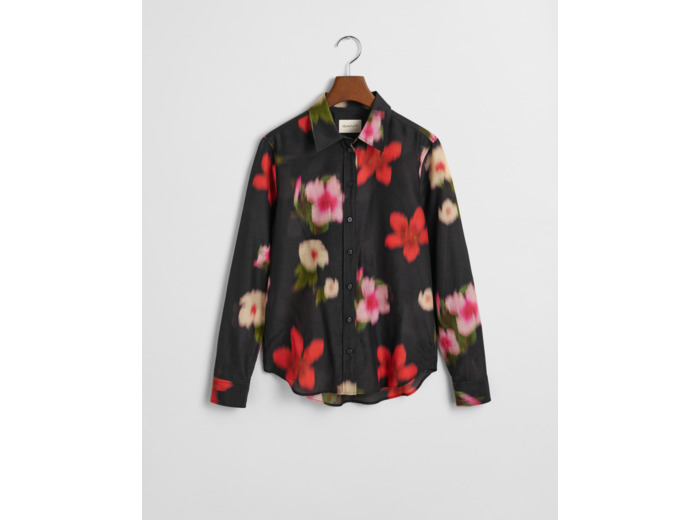 Reg Floral CTN Silk Shirt