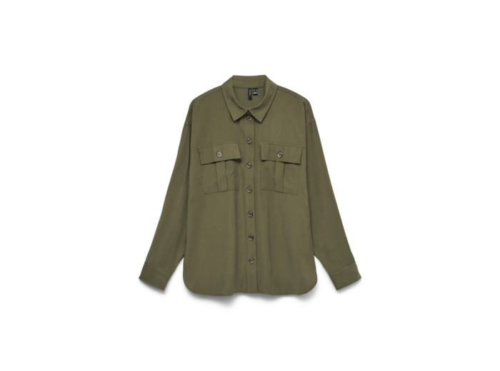 Loose Fit Shirt Collar Long Sleeves (L/S)