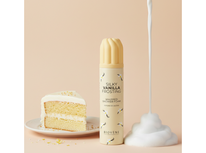 Biovène SILKY VANILLA FROSTING Whipped Shower Foam
