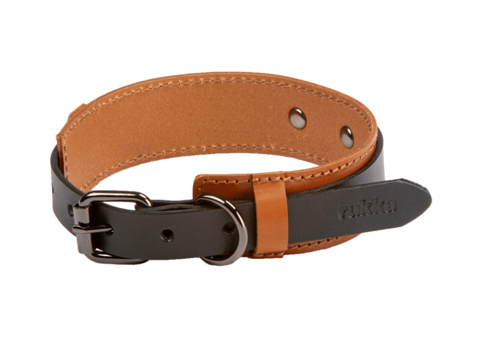 Rukka pets Leather double collar