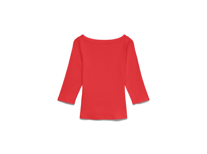 Tight Fit Boat Neck 3/4 Sleeves (3/4)