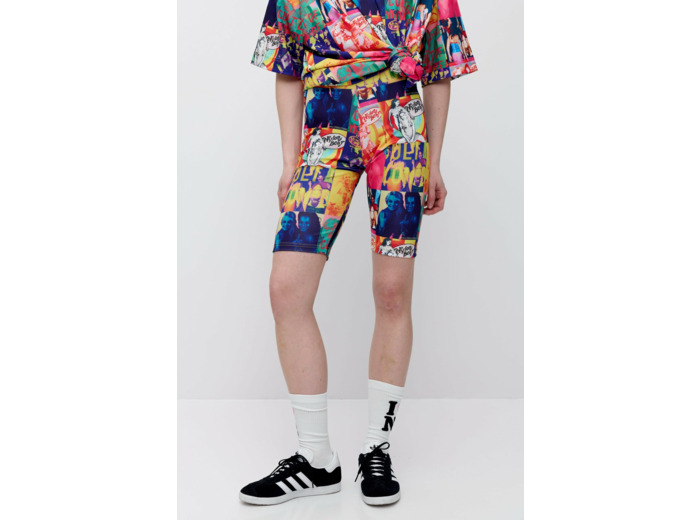 Nylon Biker Shorts