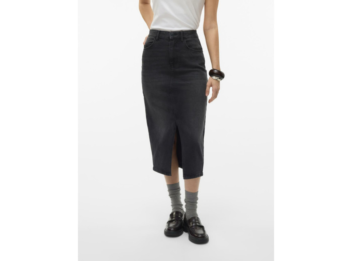 VMNATALIE HR MIDI DNM SKIRT MIX NOOS