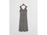 Striped Fluid Jersey Dress