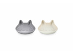 Stoneware Set of Cat Plates