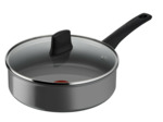 Reinvent Sautepan 24 cm + lid Grey
