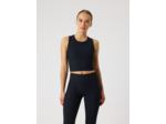 STUDIO RIBBED CROPPED TANK TOP