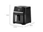 Easy Fry Silence Vision Air Fryer 7 l. Black