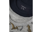 NKMPTANK TOP 2P GREY MELANGE DINO INJ