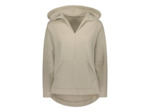 Hoodie with pocket beige