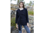 Boiled wool jacket navy