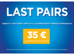 Kaikki kengät 35€ Last Pairs osastolta 16.9.2026.