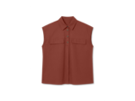 Regular Fit Shirt Collar Sleeveless (S/L)